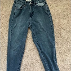dark wash mom jeans pacsun